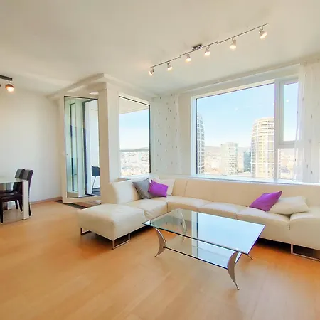 Apartament Sag Romantic 22 Floor Panorama Free Parking Free Wifi