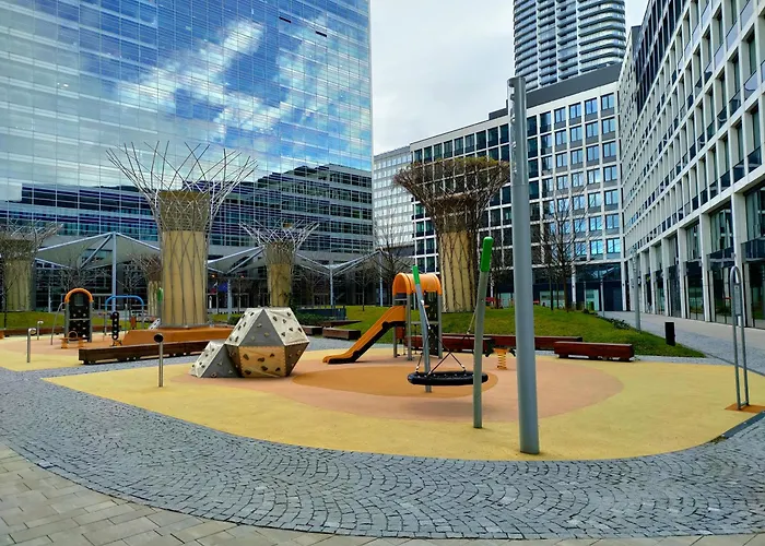 شقة Sag Romantic 22 Floor Panorama Free Parking Free Wifi براتسيلافا