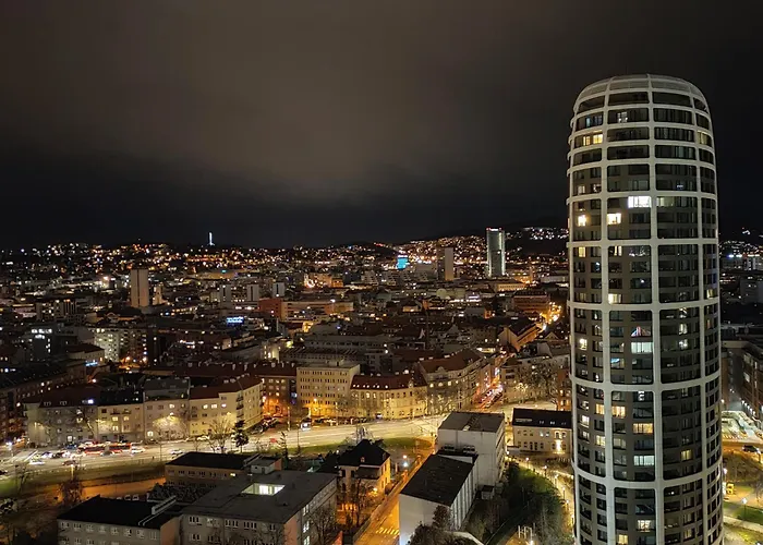 아파트 Sag Romantic 22 Floor Panorama Free Parking Free Wifi